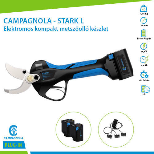 Picture of kifutott termék - CAMPAGNOLA - Stark L - Elektromos kompakt metszőolló készlet