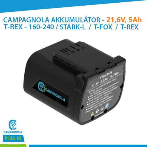 Picture of CAMPAGNOLA AKKUMULÁTOR -  21,6V, 5Ah  T-REX 160-240 / STARK-L  /  T-FOX  /  T-REX / STARK 90-160-220